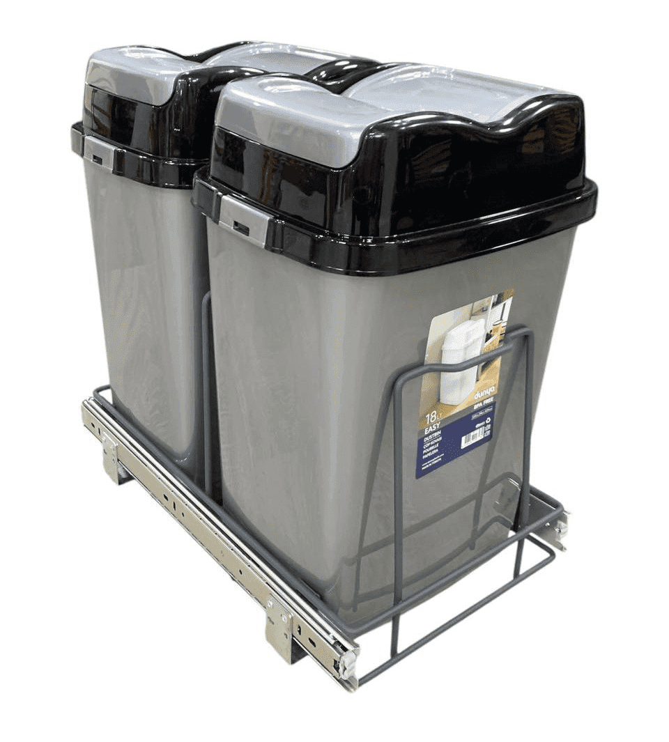 Porte double poubelle HUZUR 32L