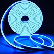 Neon flex 6*12mm bleu ciel 12v hl nf