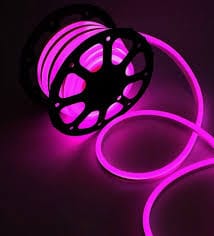 Neon flex 6*12mm pink 12v hl nf