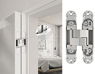 Hinge eclipse 3.2 charniere + covers kit nickle Starrax  E302000634 + 30200