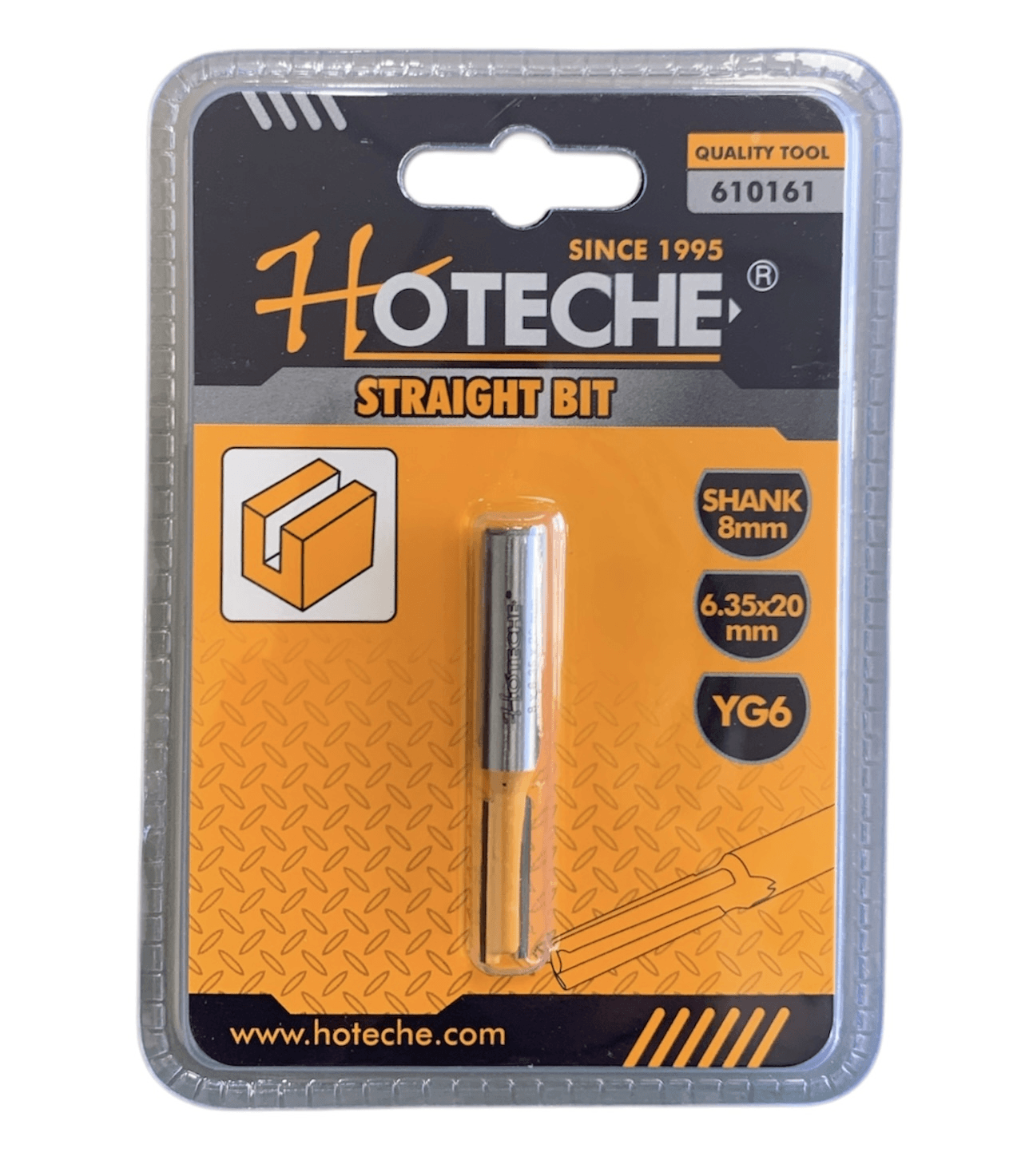 Foret droit HOTECHE 8mm 610161