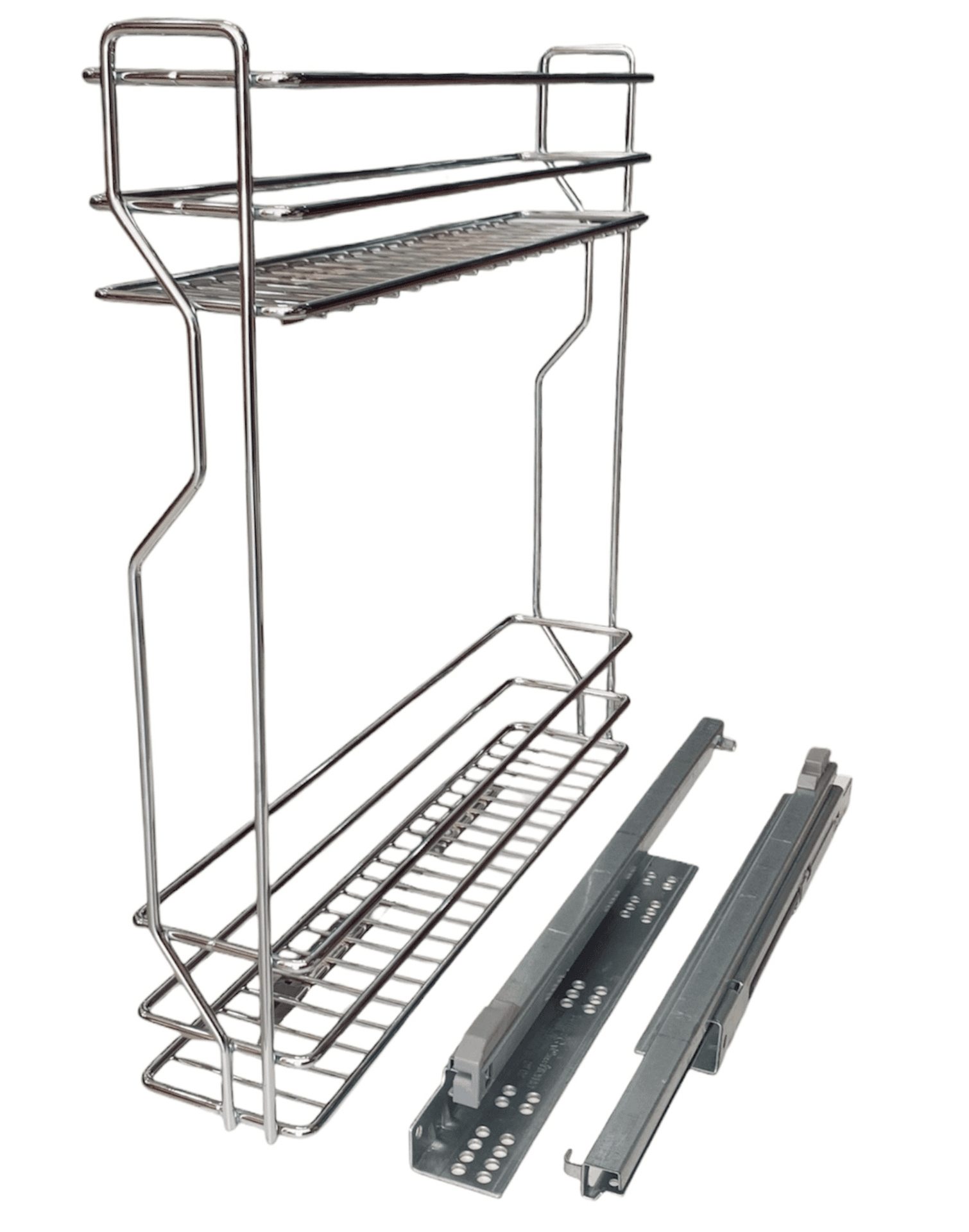 PORTE BOUTEILLE 15 GAUCHE CHROME HUZUR