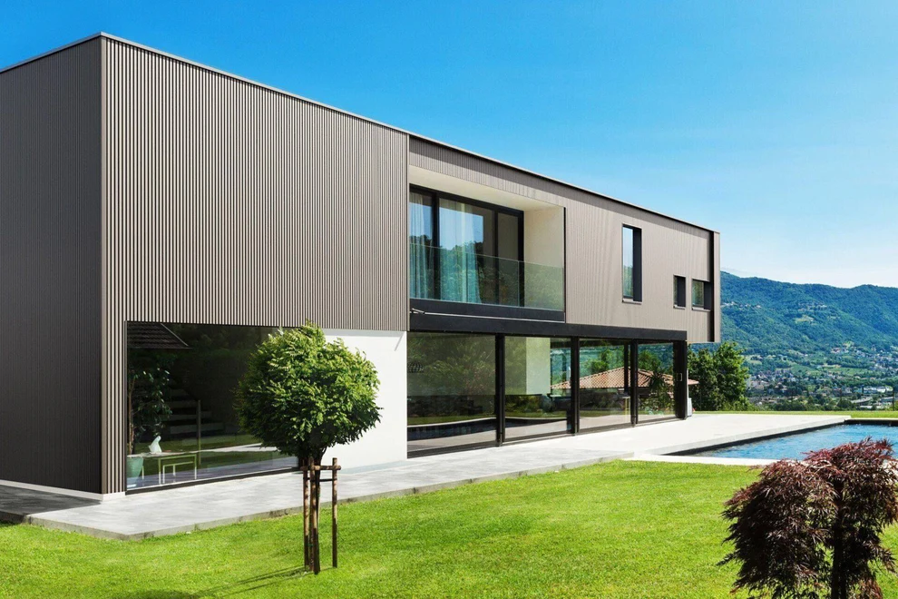 Bardage exterieur PHANTOM gris anthracite noir pe cladding outdoor je23-3d-lg&bk – Image 3