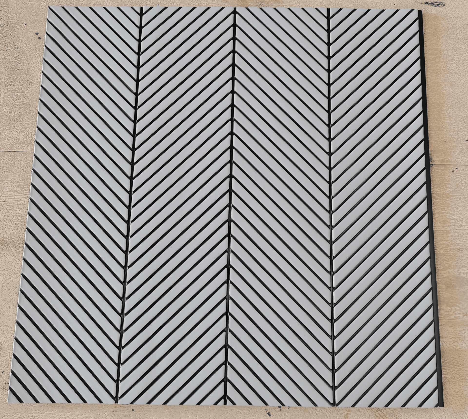 Bardage tech ps 3d WALL PANEL gris 31cm*2.9 jc1552-a-3082