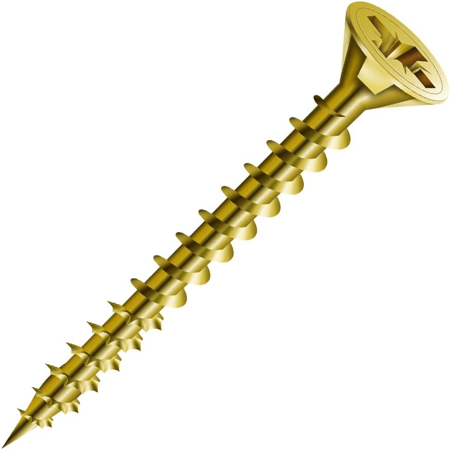 Vis HONEST 4.0x40mm 200pcs jaune zinic doree kz10020